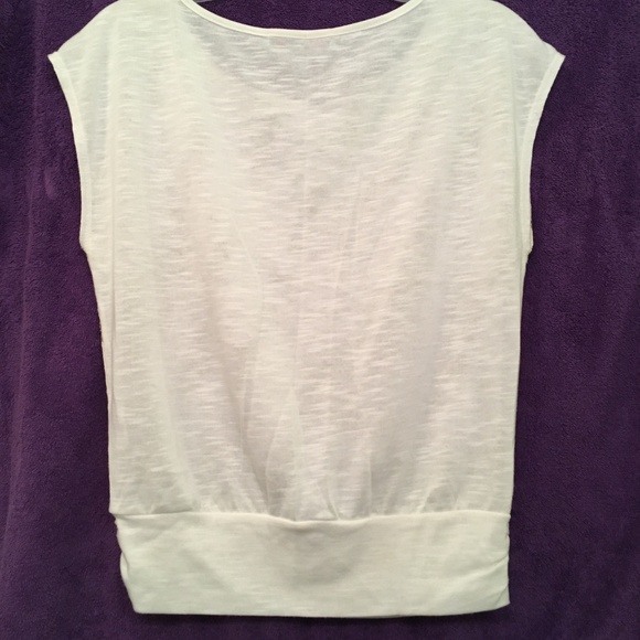 HeartSoul Shimmery Gold Faux Sequin Top - Picture 6 of 7